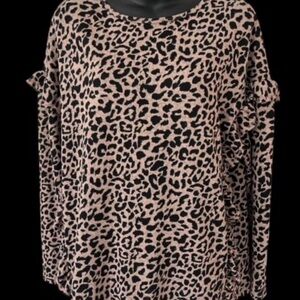 Leopard Print Women's Top